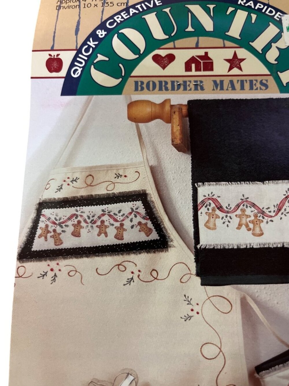 Daisy Kingdom Gingerbread Garland Fabric Trim NOS 1995 New 21227 - Picture 9 of 11